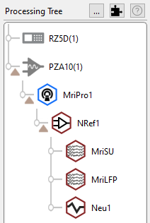 MRI Processing Tree with Neural Signal Referencer