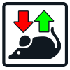 iH10 icon with mouse and up and down arrows