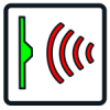 iR5 icon with infrared beams
